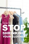 how to stop t shirts from shrinking