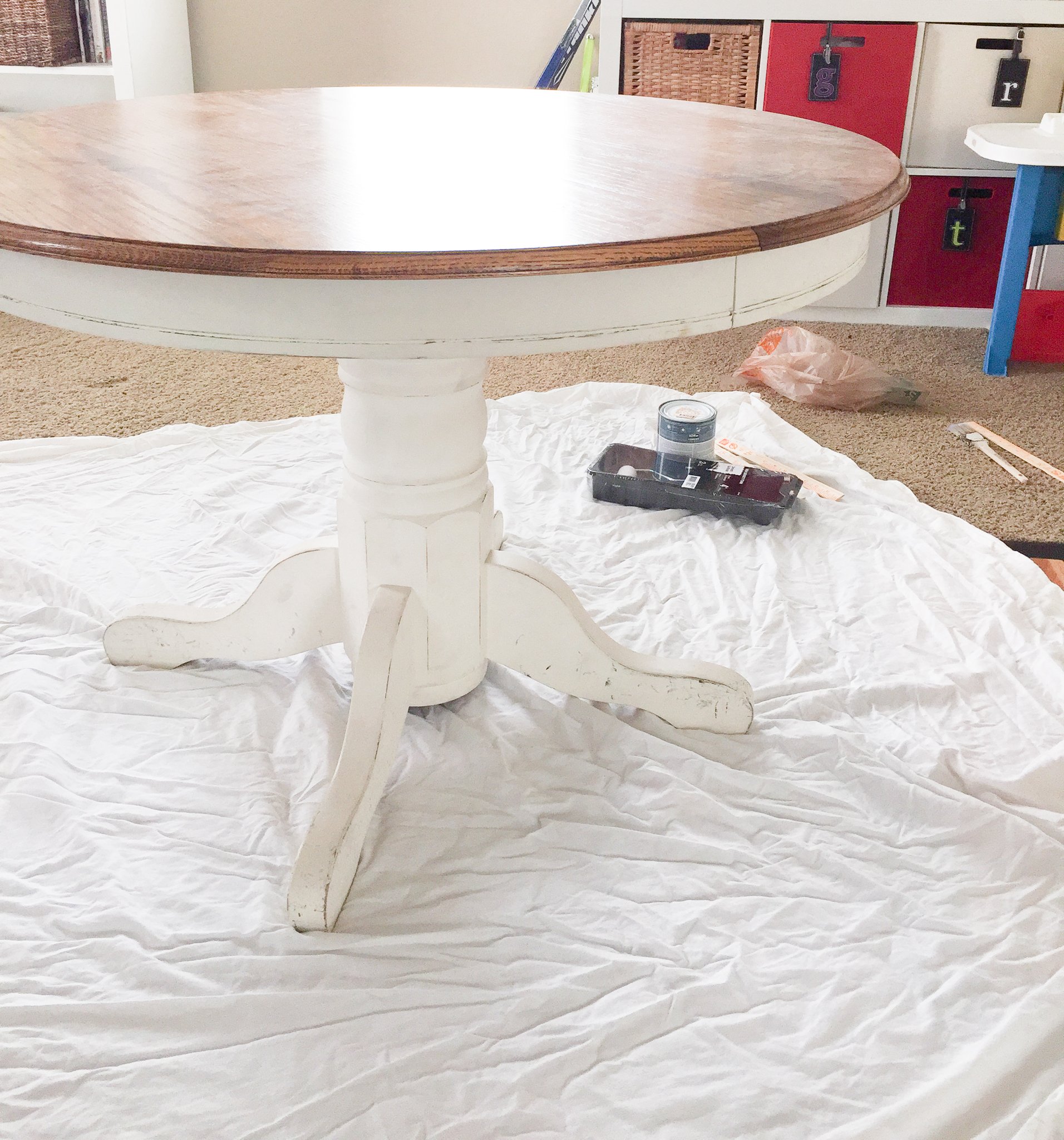 How to Paint a Table - A Thoughtful Place