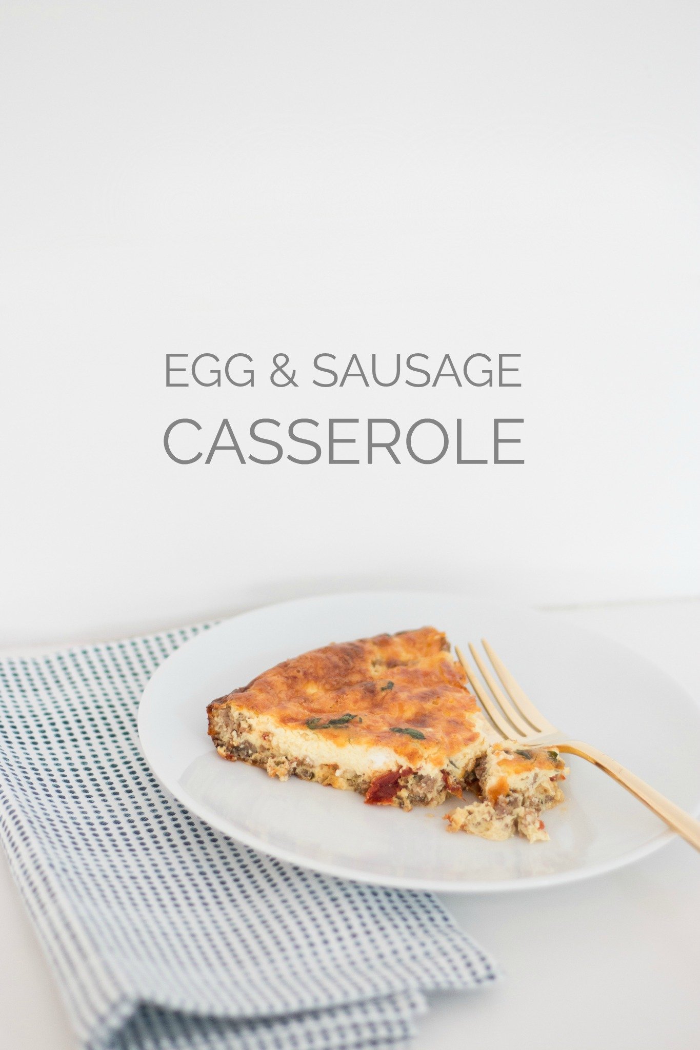 sausage egg casserole