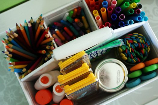 Art Supplies Caddy {Duck Tape®} - Gluesticks Blog