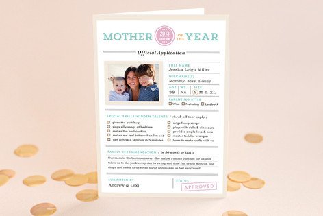 Mother of the Year Mother's Day Greeting Cards