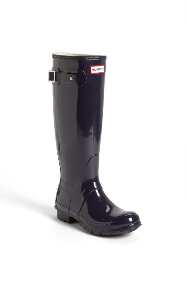 Hunter 'Original Tall' Gloss Rain Boot (Women)
