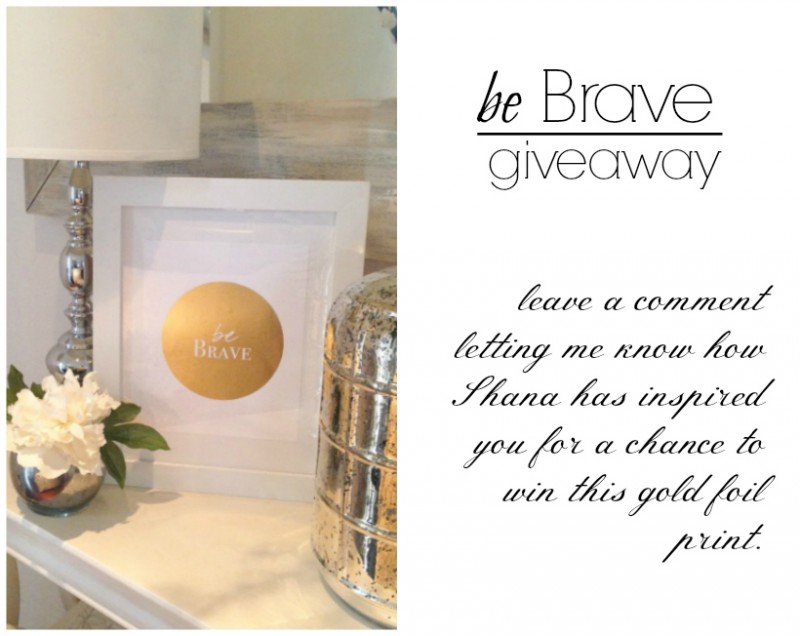 be brave giveaway