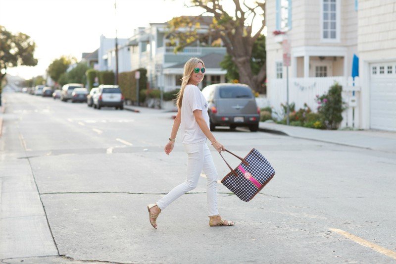 white jeans