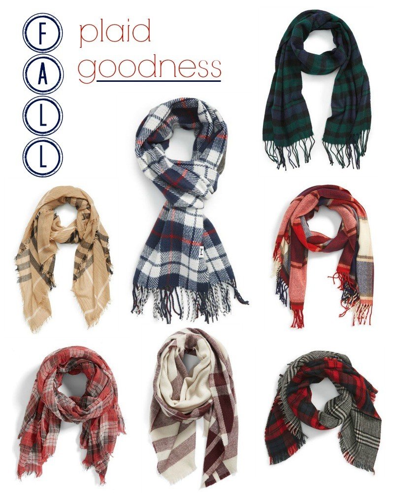 Fall Fashion Finds & Plaid Scarves - A Thoughtful Place