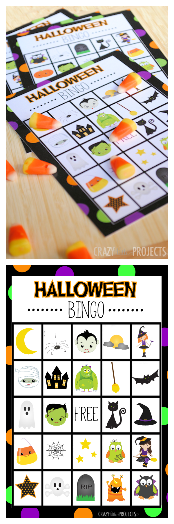 Free Printable Halloween Stickers - Crazy Little Projects