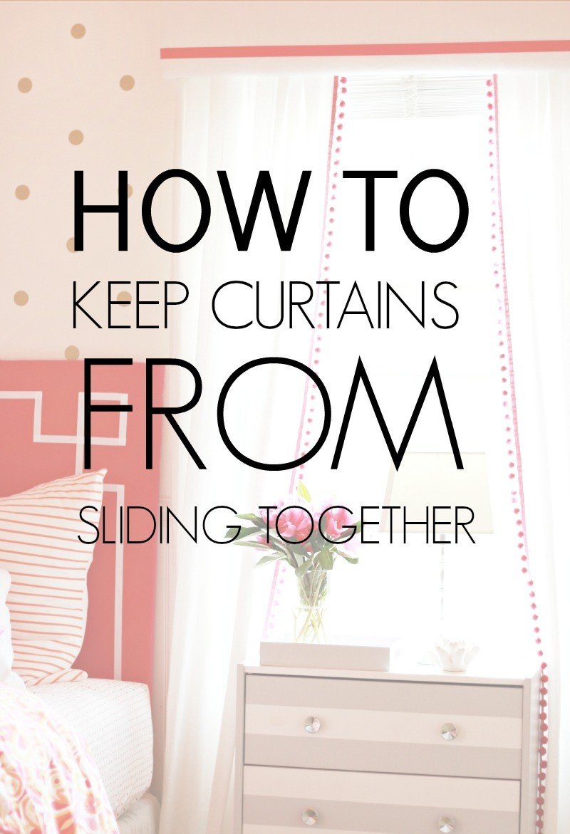 keep curtains from sliding