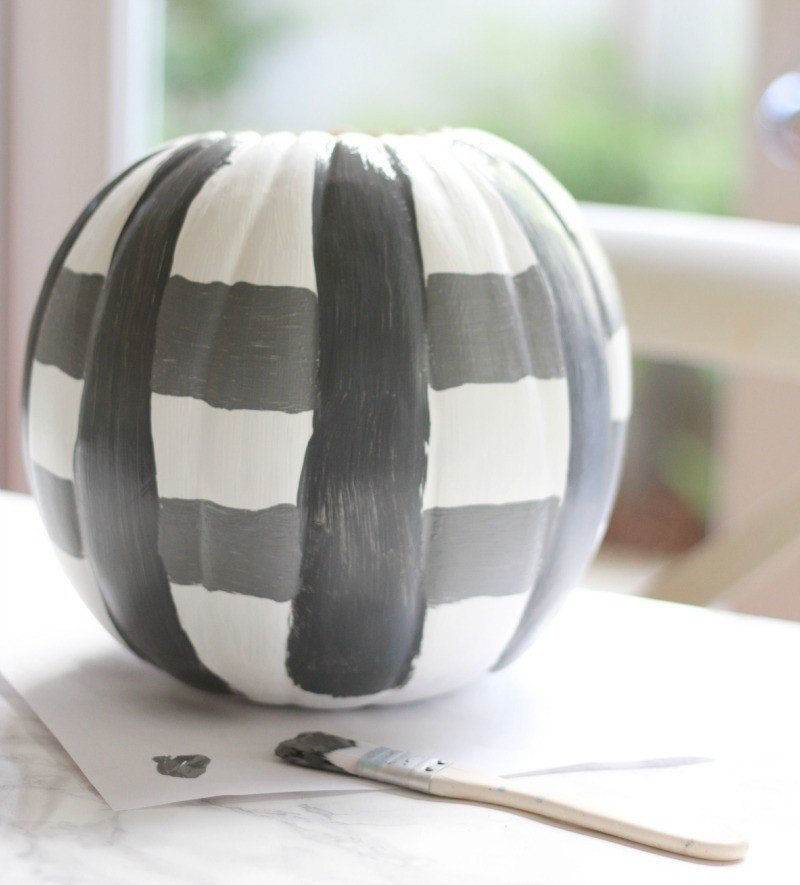 plaid pumpkin