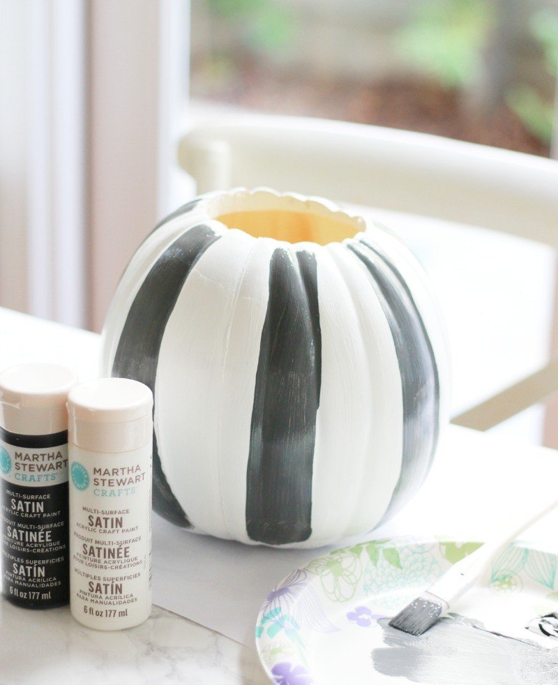 DIY Plaid Pumpkin - A Thoughtful Place