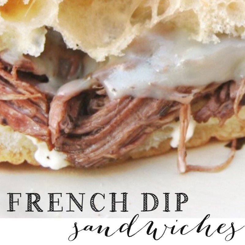 french dip sandwiches