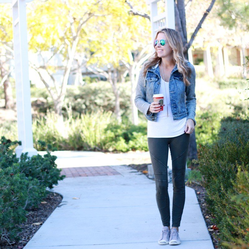 Fabulously Average - How to Style a Denim Jacket for Winter