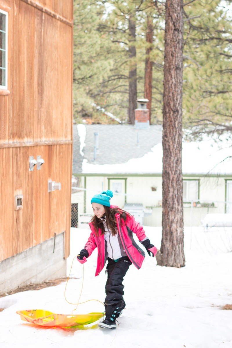 sledding