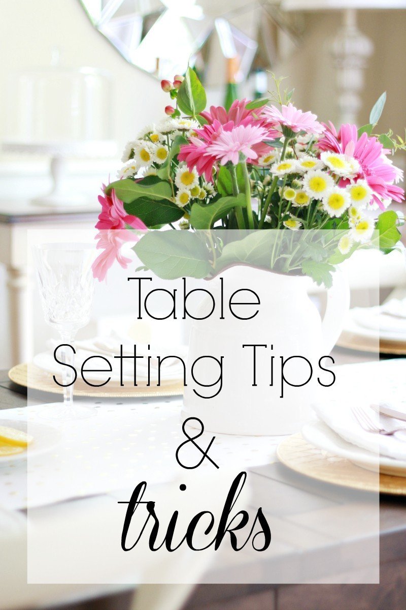 table setting tips & trick