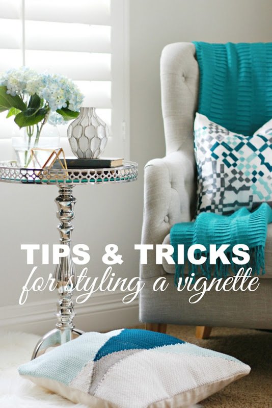 tips & tricks for styling a vingette