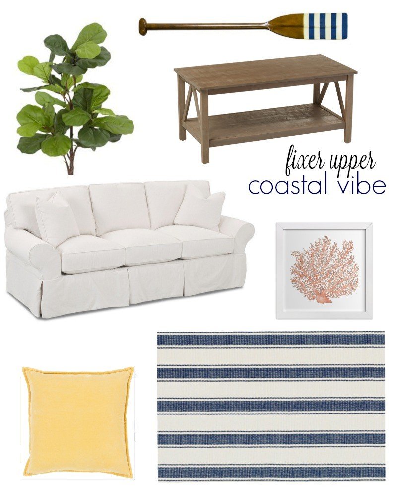 fixer upper inspired coastal vibe