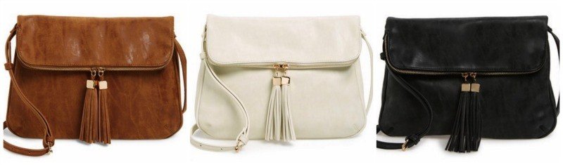 three crossbody bags