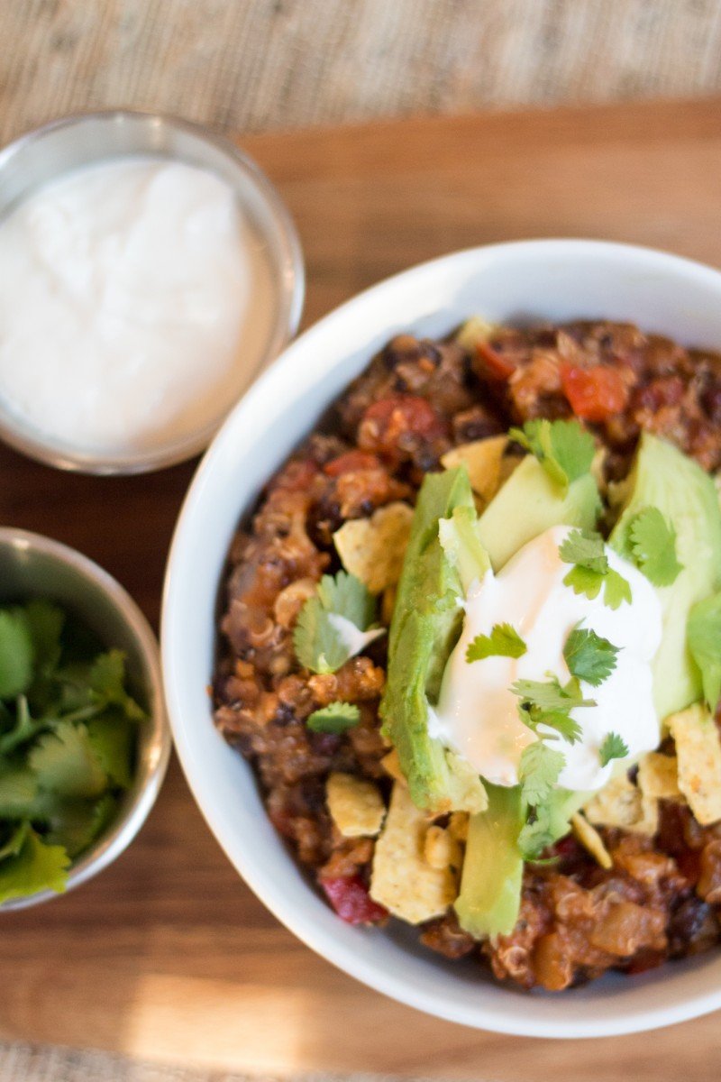 veggie quinoa chili2