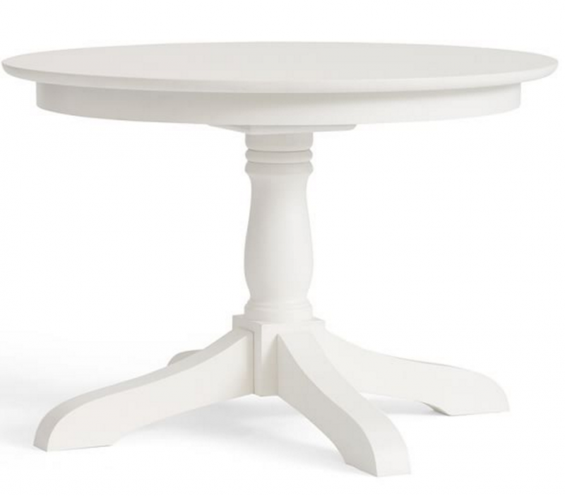 white table