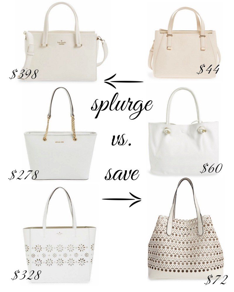 white handbags