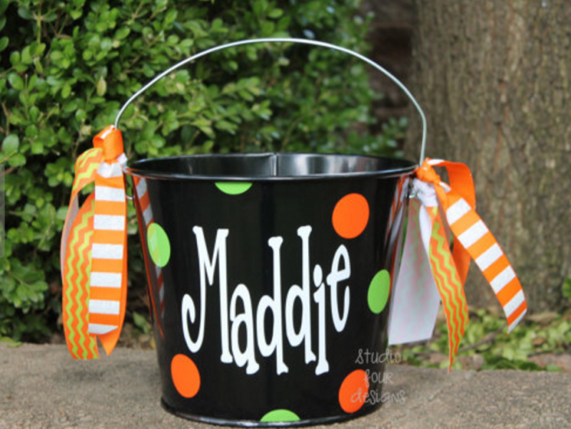 halloween treat bucket