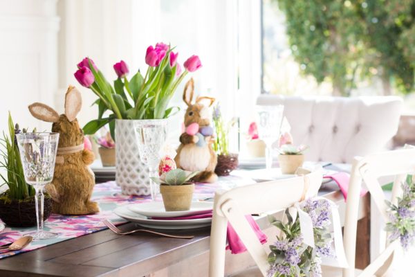 Create a Colorful Easter Table - A Thoughtful Place