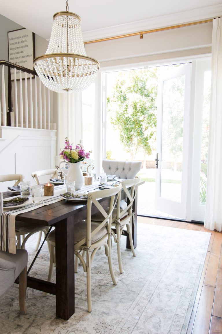 Styled for Spring Dining Room - A Thoughtful Place