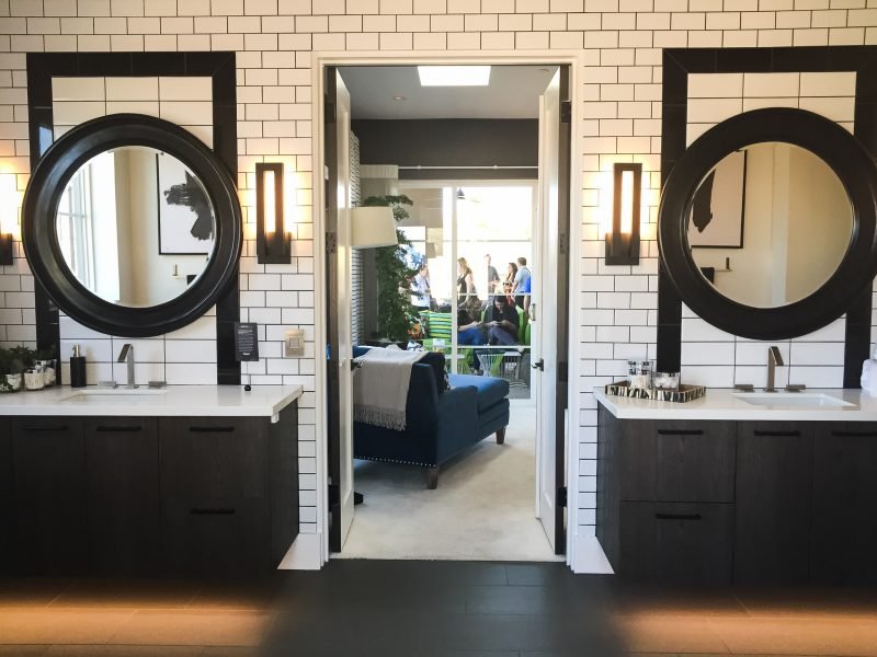 Pictures of the HGTV Smart Home 2022 Main Bathroom + Closet