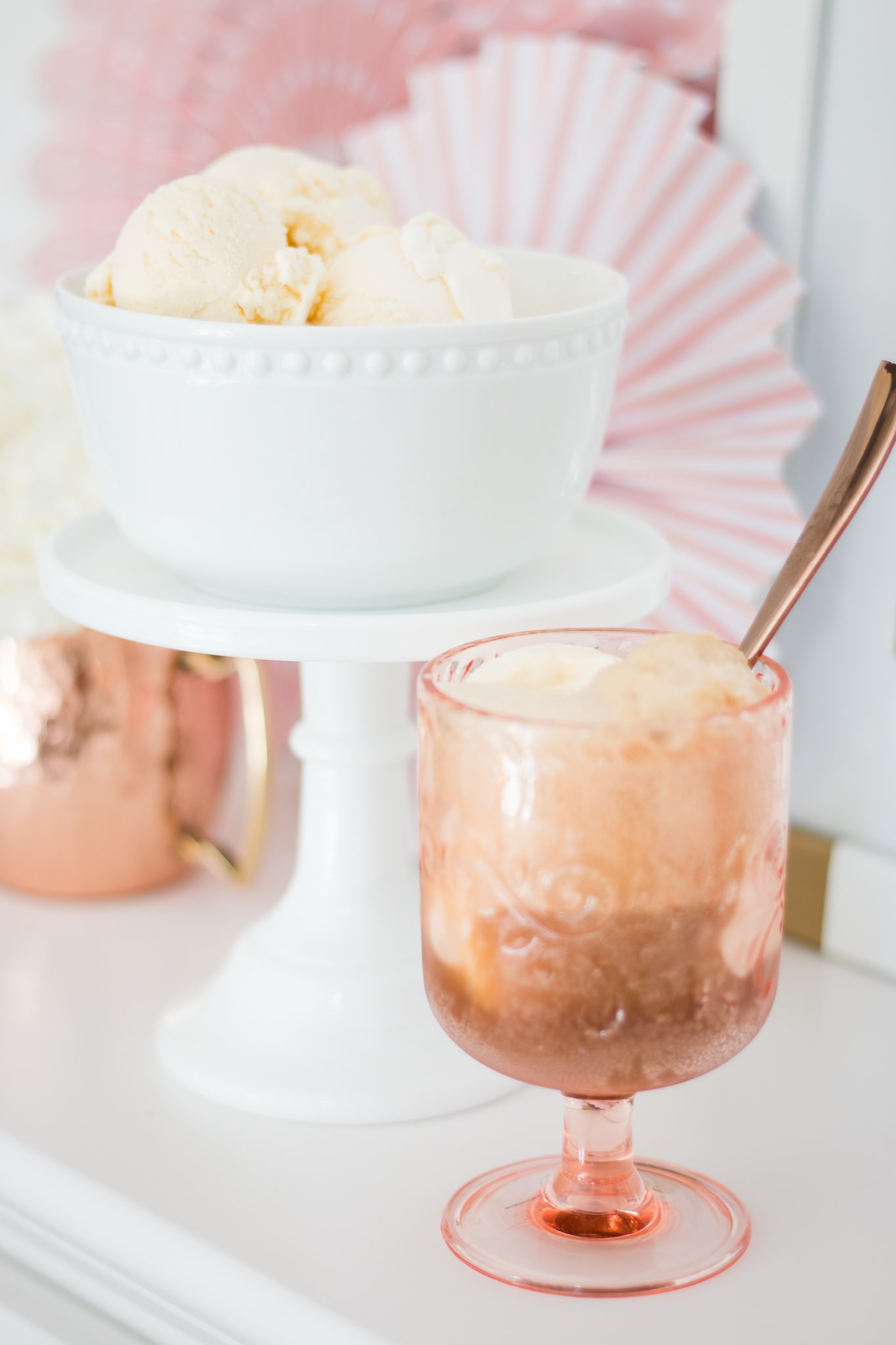 Simple & Sweet Root Beer Float Bar - A Thoughtful Place