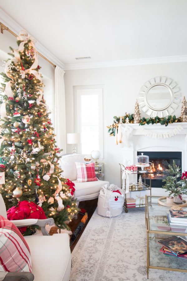 Christmas Home Tour - Living Room - A Thoughtful Place