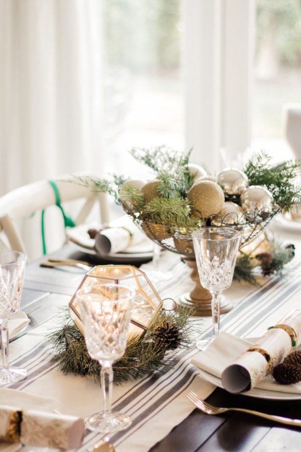 Forest Inspired Holiday Table - A Thoughtful Place