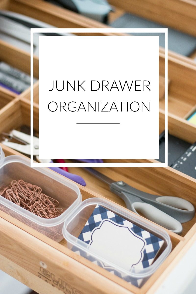 Junk Drawer Organization