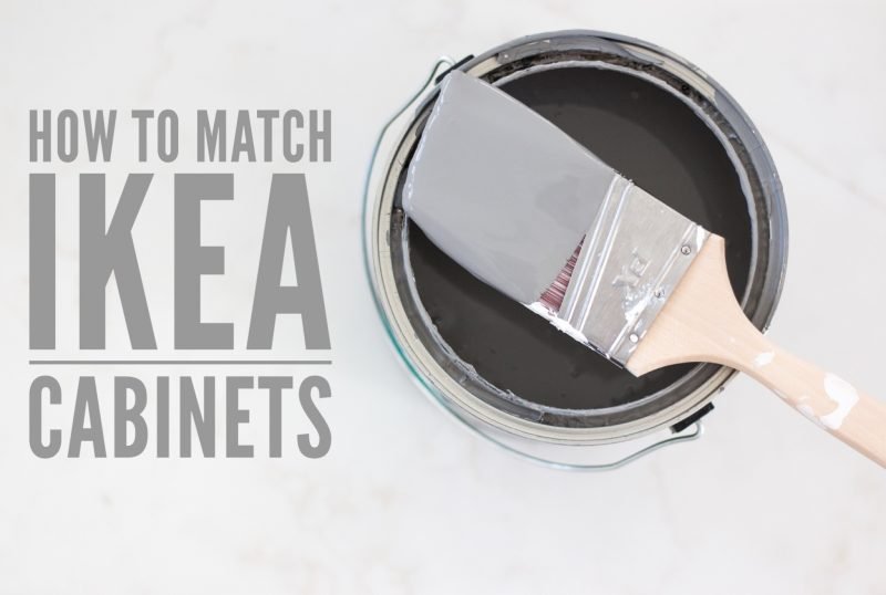 How To Match Ikea Cabinet Color A, Ikea Gray Cabinets Paint Color