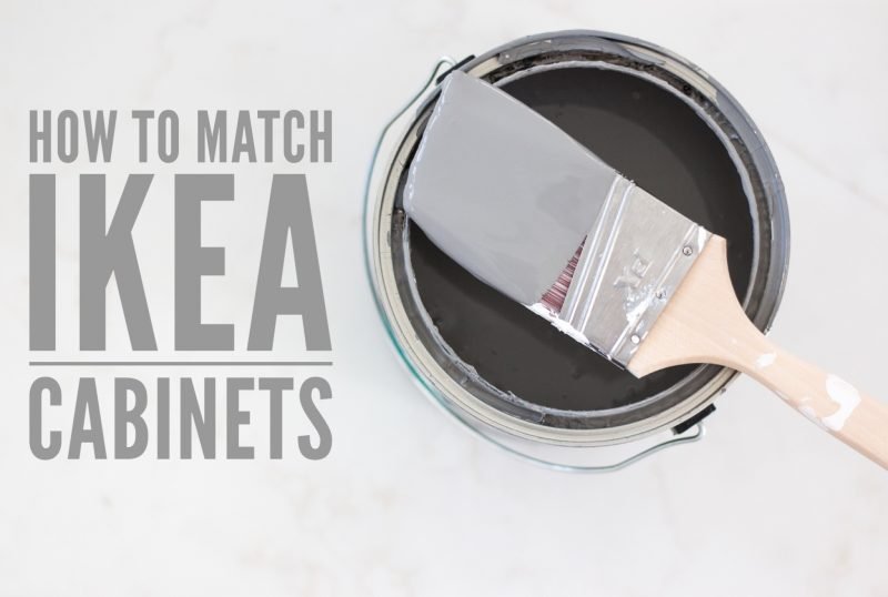 A Paint Color Match to Ikea Bodbyn Off-White Cabinet! - Chris Loves Julia