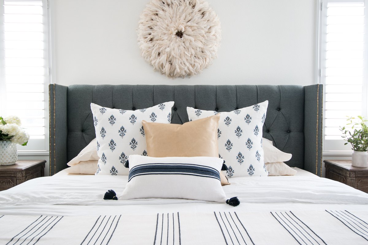 Master Bedroom | New Bedding - A Thoughtful Place