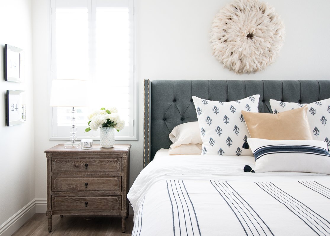 Master Bedroom | New Bedding - A Thoughtful Place