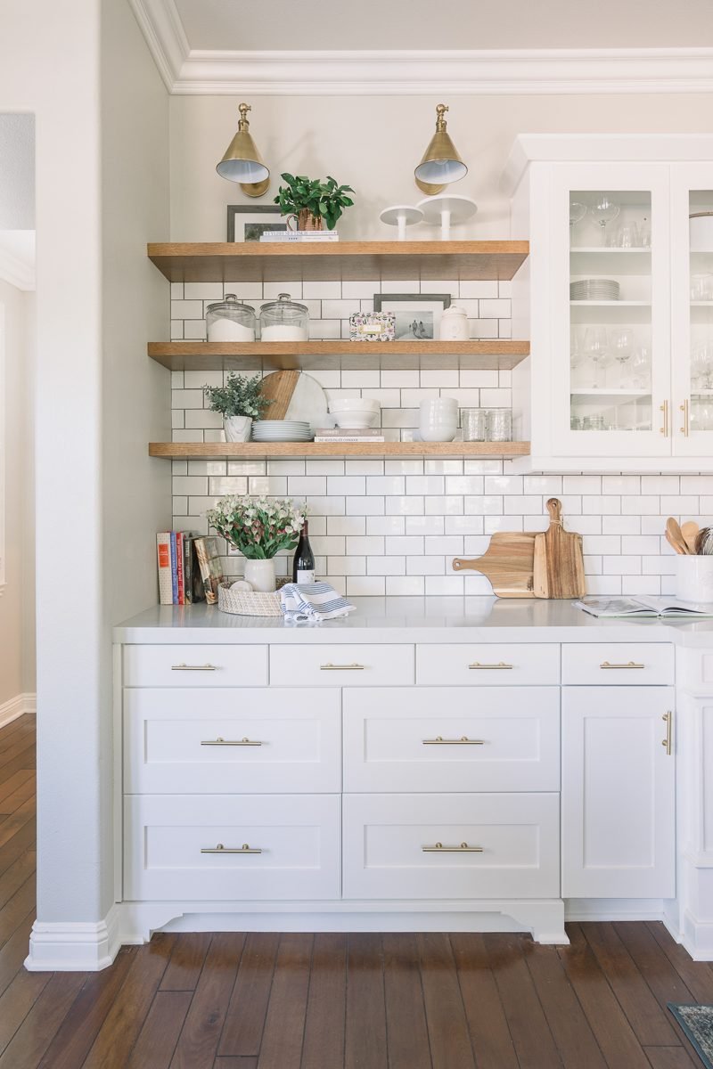 Open Shelves Decorating, Organizing and Rethinking in my Kitchen