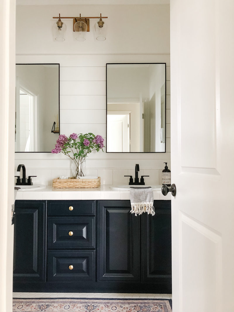 How To Paint A Bathroom Vanity For A Custom Look