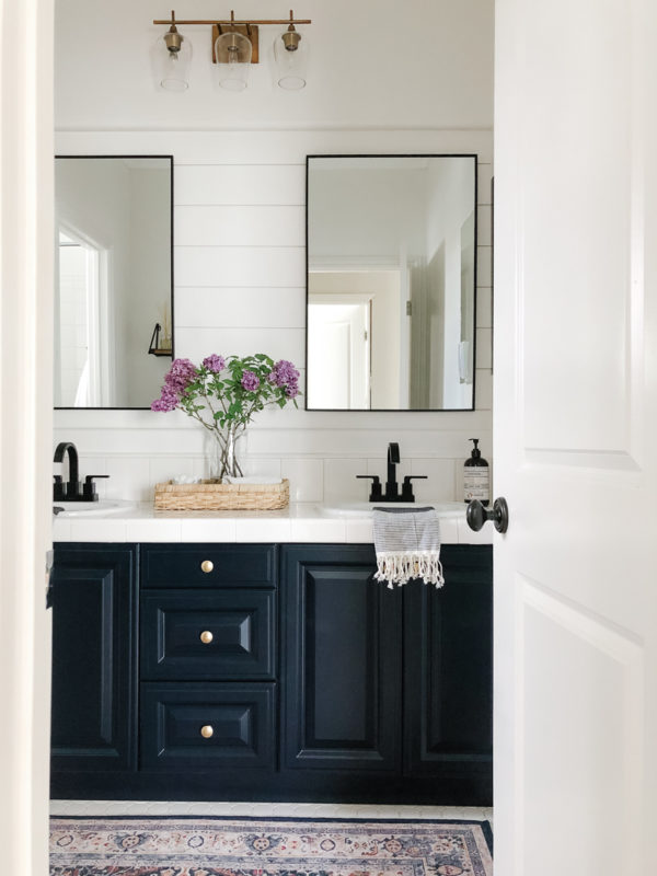 Bathroom on a Budget Reveal - A Thoughtful Place