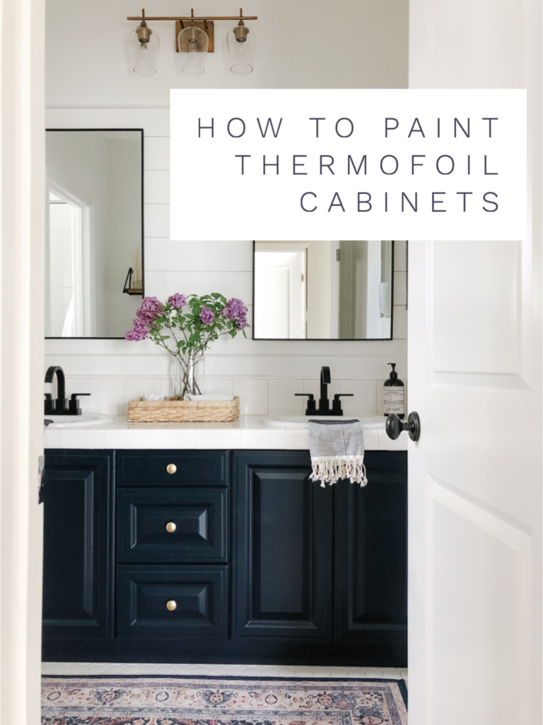 How to Paint Thermofoil A Thoughtful Place