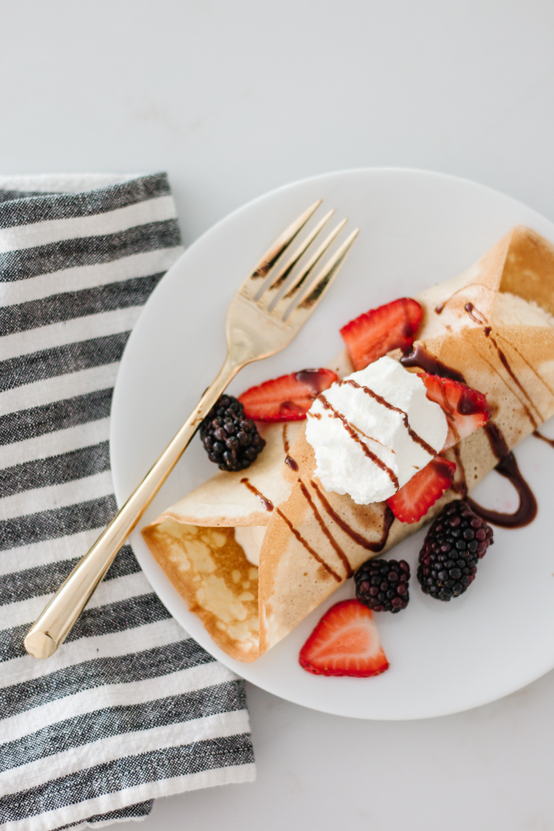 Decadent Dessert Crêpes - A Thoughtful Place