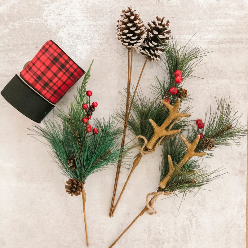 The Holiday Aisle® Christmas Pinecone and Berry Picks with