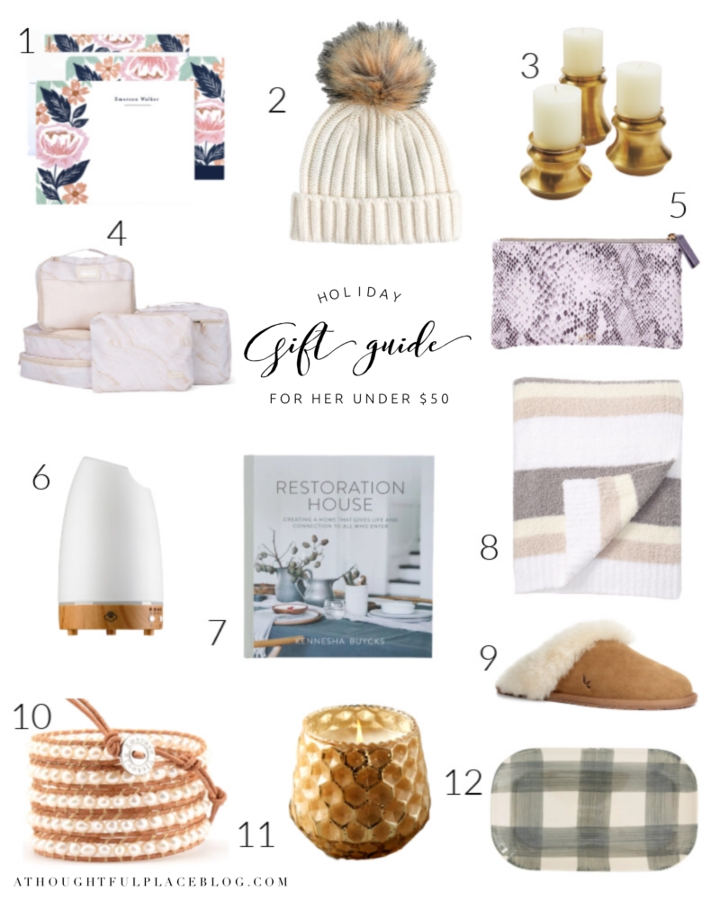gift guide for her under 50