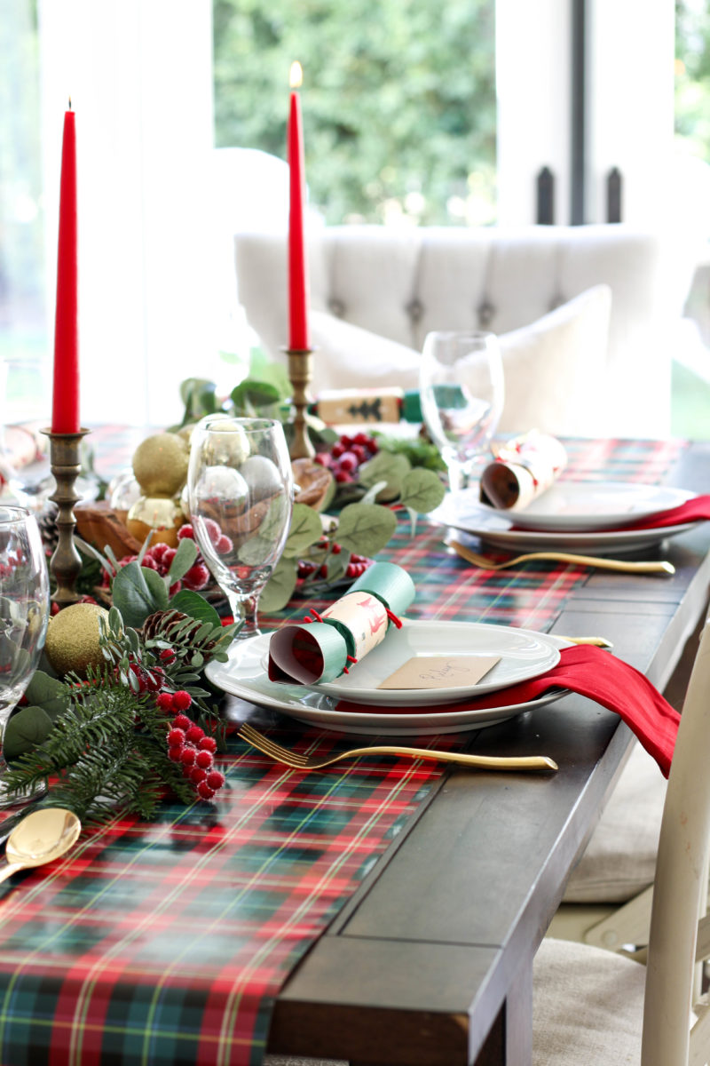 A Classic & Affordable Christmas Table - A Thoughtful Place
