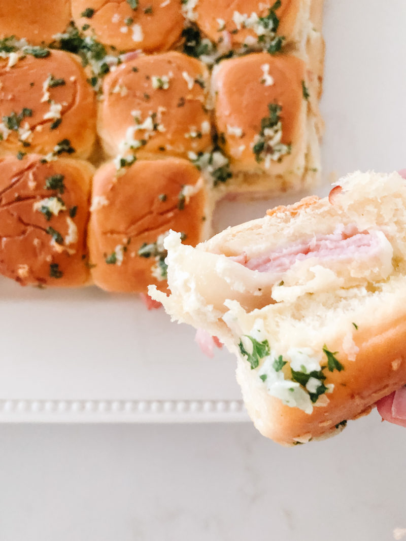 Baked Ham and Cheese Sliders