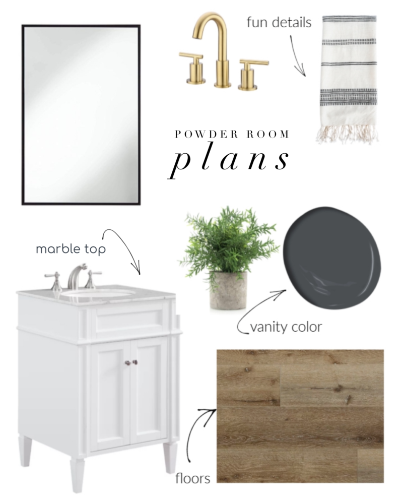 Sharing a few new details in my powder room! I am loving these