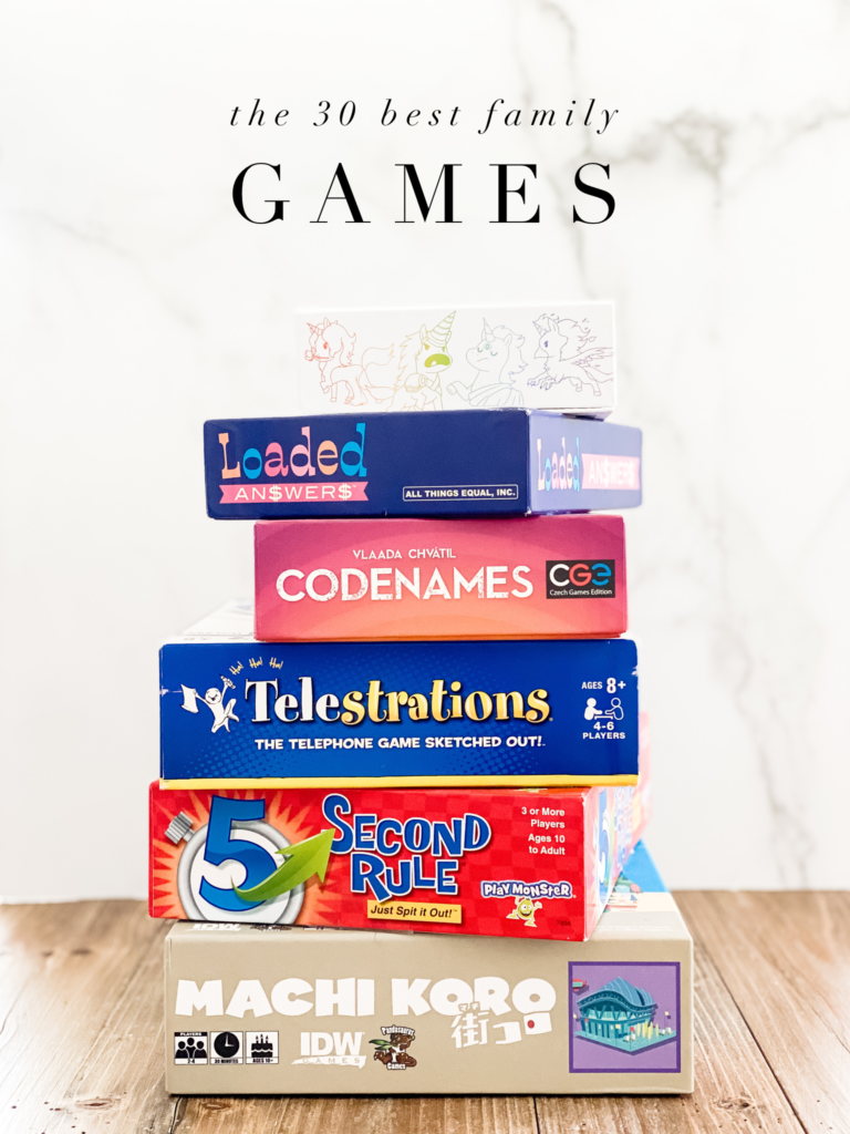 30 of the Best Family Games A Thoughtful Place