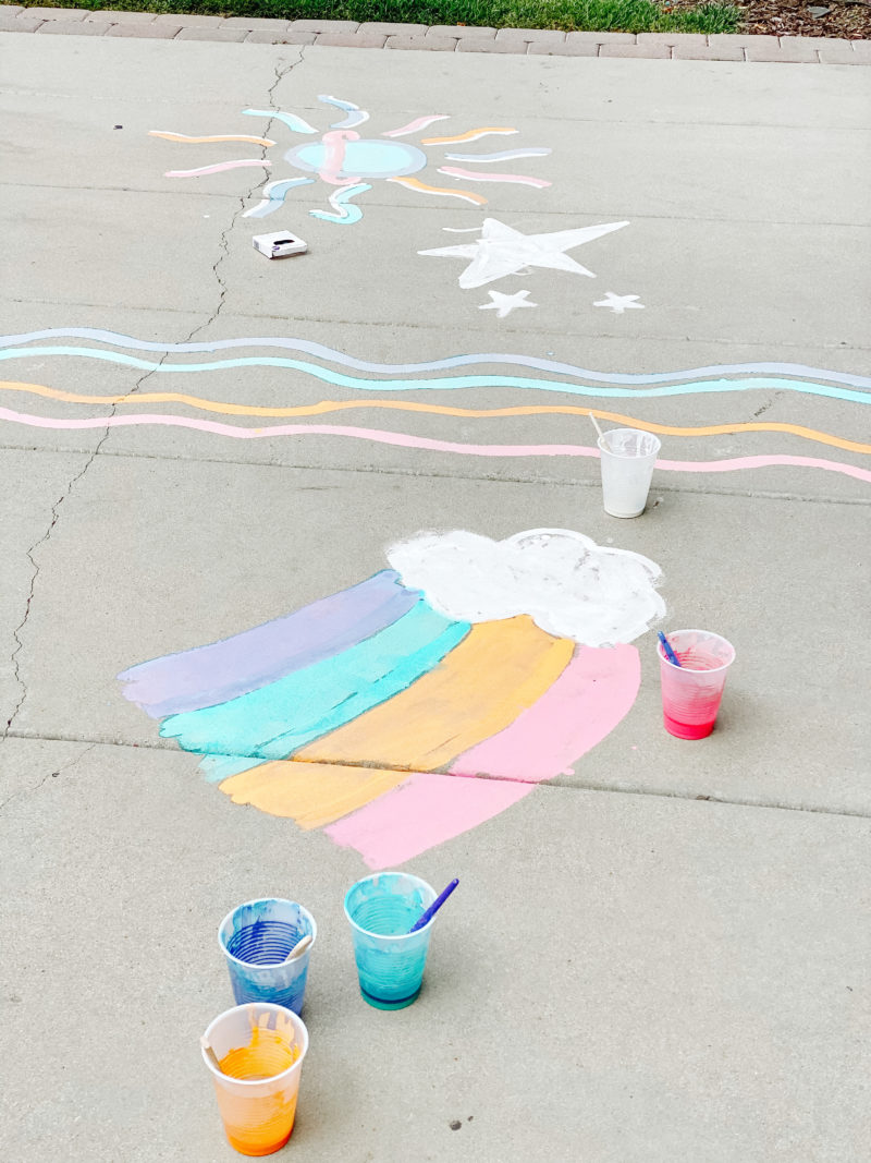 DIY Sidewalk Chalk Paint Set