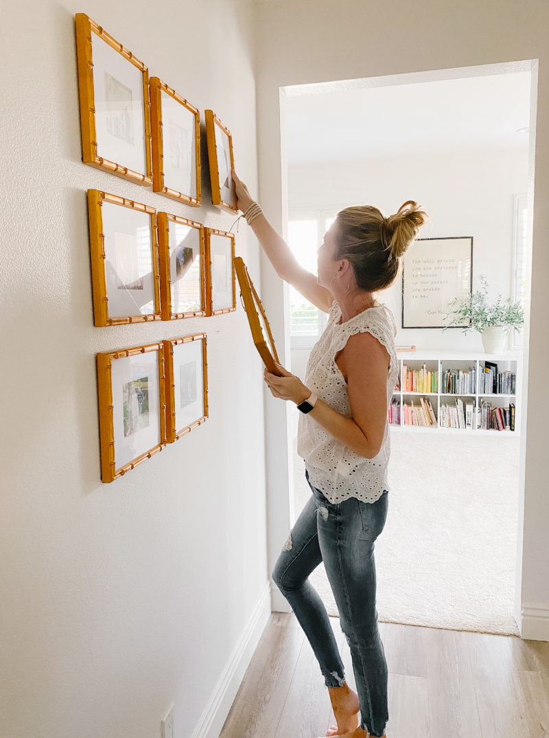 Best way to hang photos on clearance wall