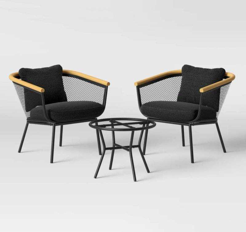 black furniture set