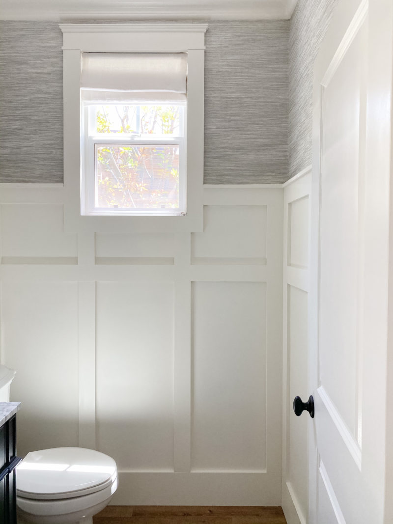 powder room millwork